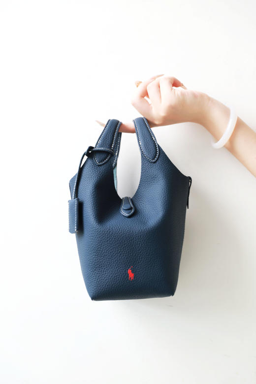 头层牛皮啊啊啊，是菜篮子包。优雅氛围感小标手拿单肩包C061488 商品图8