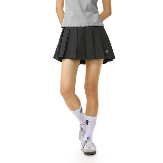 FDR官方店 美式高腰显瘦A字百褶裙女夏季辣妹百搭西装半身短裙 商品图2