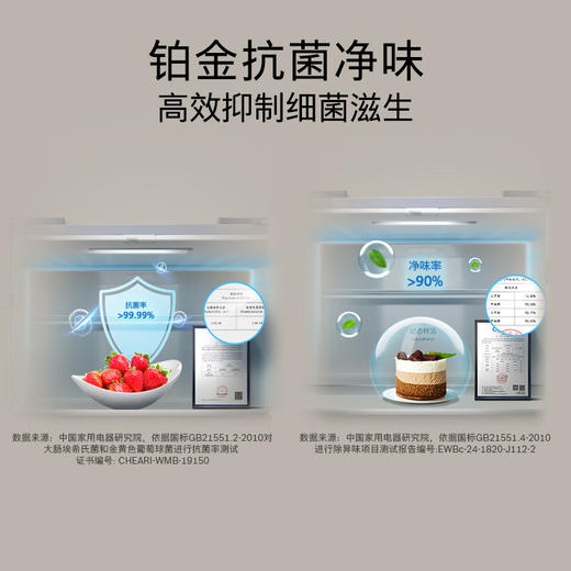 西门子（SIEMENS）【无界】Pro 461升大容量多门四开门变频 家用零嵌电冰箱 零度生物保鲜  KF72VA220C 商品图3