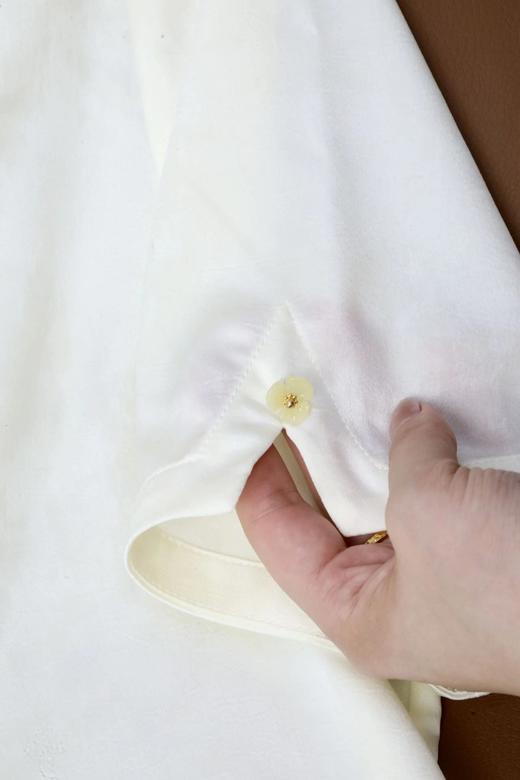 LPIUTY品牌直发！琉华韶韶·中式暗纹人丝短袖 B08FB-24251 商品图12