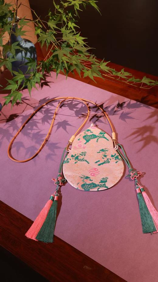 国风文化推广季（25800010）温小暖这款“福禄包包”采用我们高定款奢定款系列的面料，宋锦，云锦，香云纱，桑蚕丝及特殊高端面料等等，由工艺师姐姐手工制作!葫芦谐音“福禄”象征着福禄双全！本人自提！ 商品图8