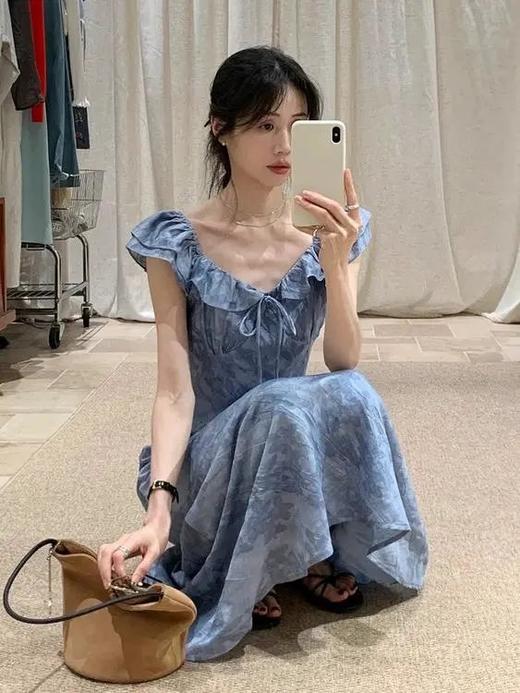 （小眠专属）LPIUTY品牌直发！蓝调花境连衣裙 C14A161【3~7天发货】 商品图0