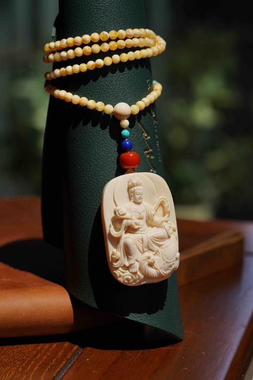 猛犸牙普贤吊坠 商品图0