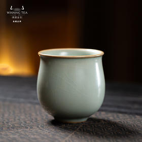 问鼎汝瓷鼎峰系列天青郁金香杯（中）（小）