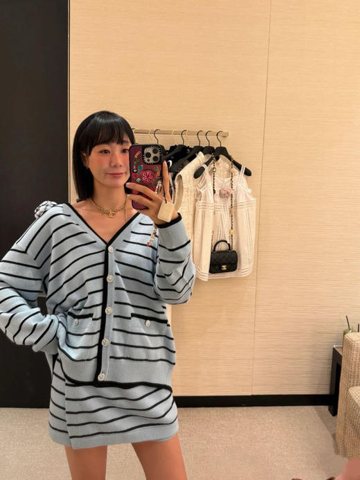 香奈儿25早春条纹针织开衫（TM） 商品图4