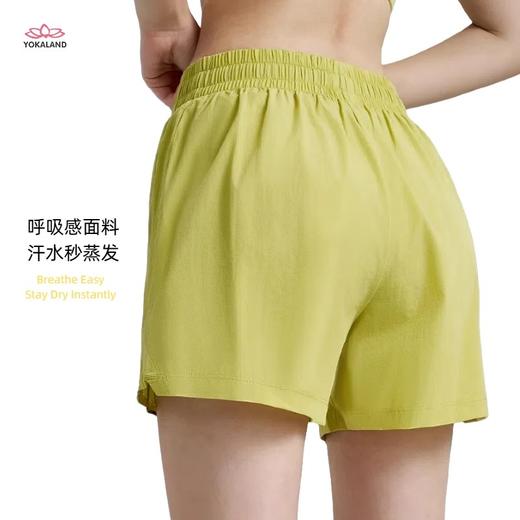 yokaland运动裤训练跑步短裤女APW027健身瑜伽宽松透气网眼健身裤 商品图0