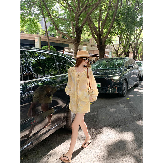 <曾小咸推荐>4.7现货秒杀 ！微信超特价！度假风印花短裤 日常119.99 立减70 秒杀49.99！！ 商品图1