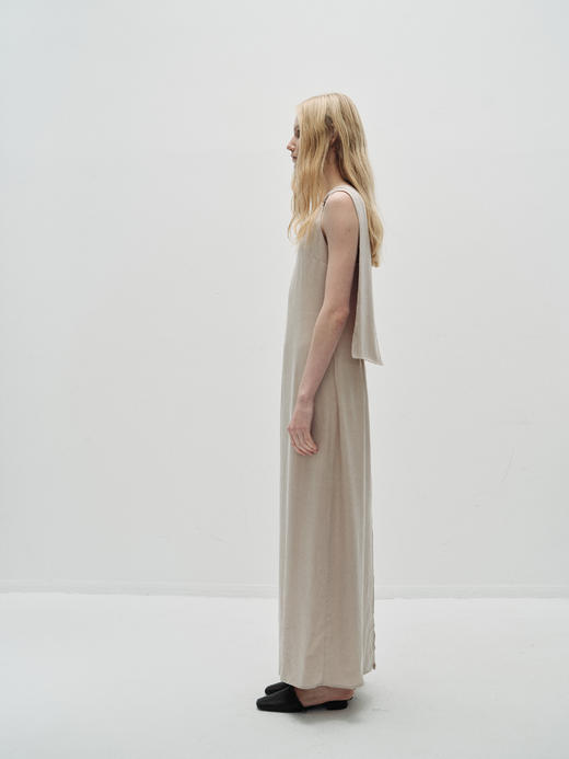 VC｜PF25028 Estonia flap dress [连衣裙 黑 / 浅米 ] 商品图6