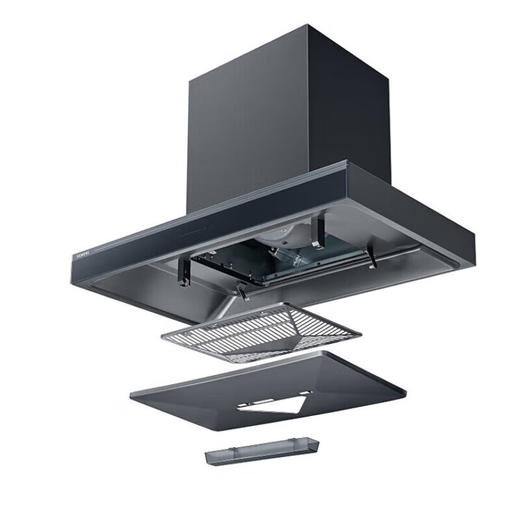 西门子（SIEMENS）欧式吸油烟机26立方大吸力 1200pa大风压5D环吸智能强排变频电机自清洁技术4档风速调节LC77FA9C0W 商品图2