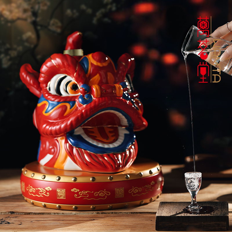 黔大师醒狮脸谱纪念酒53度酱香型