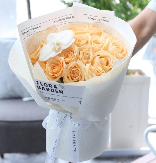 香槟玫瑰花束 商品图0