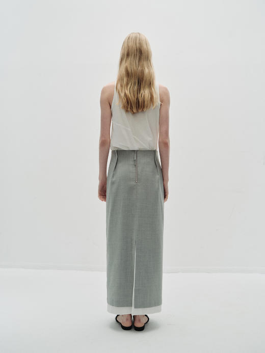 VC｜PF25035 Tina wool skirt  [半身裙 灰 ] 商品图4