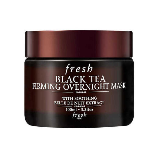 第二瓶0元【全球购】Fresh馥蕾诗红茶光采焕颜100ml睡眠面膜黑罐面膜 商品图5