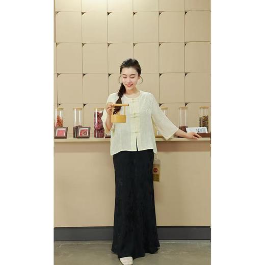 国风文化推广季开衫（22705405B/玉色/扶光/十样锦） 商品图4