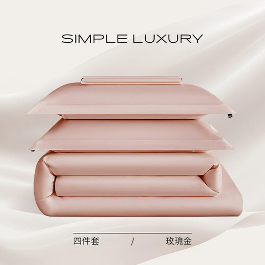 自然醒轻奢A类100支Pro新疆长绒棉四件套全棉纯棉高定款HS 商品图0