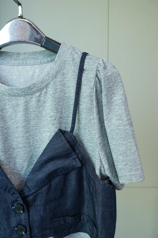 时光序曲|韩系假两件上衣套装 商品图2