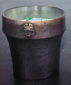 村野铜丨瓦猫小酒杯