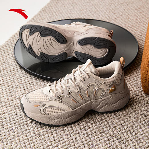 【本周特价】安踏【林孝埈同款】陨石3休闲鞋潮流撞色复古老爹鞋运动鞋112538851 商品图6