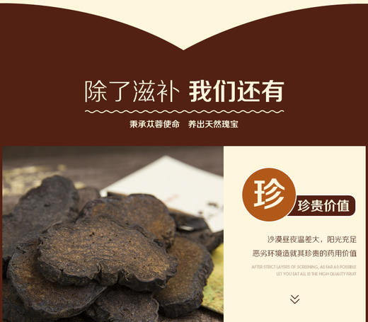 国蓉.新疆沙漠肉苁蓉.墨玉450g  滋补优选 养生佳品 商品图2