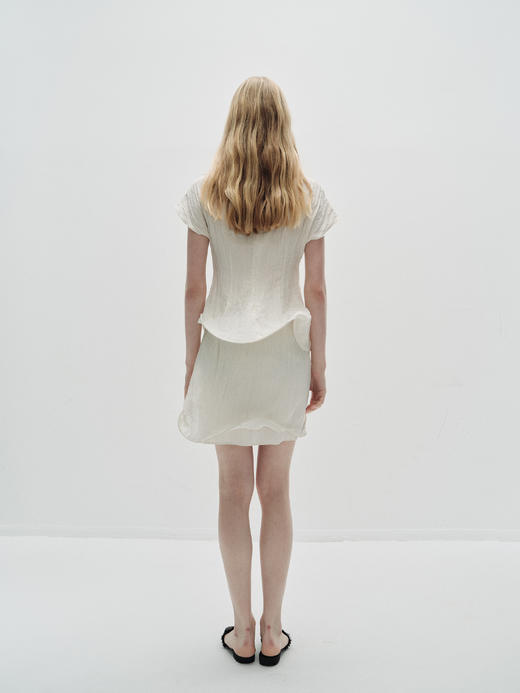 VC｜PF25004 Uni short sleeve top   [ 短袖上衣  米白 / 黑 ] 商品图7