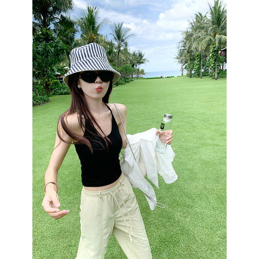 <曾小咸推荐>工字美背遮副乳外穿吊带背心女 商品图3