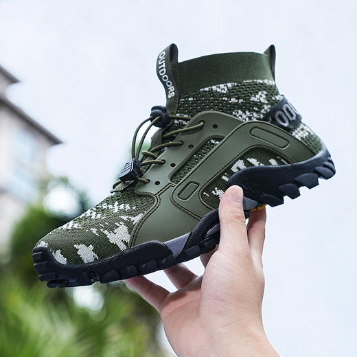 【户外鞋透气登山鞋 】男女夏季徒步溯溪鞋涉水鞋网面休闲鞋 商品图0