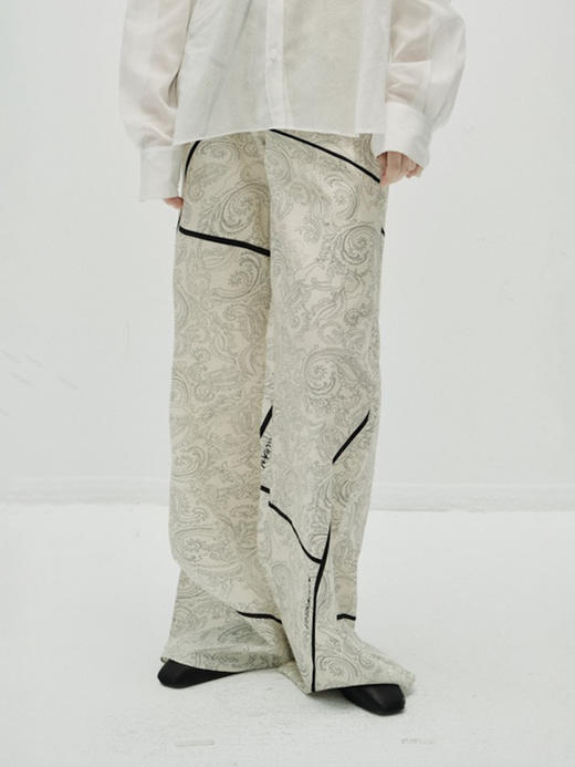 VC｜PF25027 Roma silk trousers [长裤 米白印花 ] 商品图2