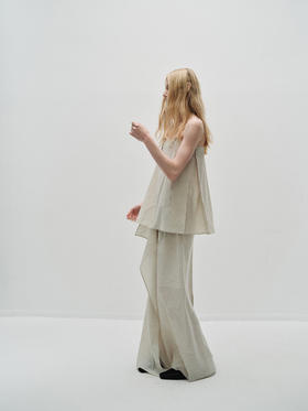 VC｜PF25008 Sabina strap tank top  [ 吊带上衣 浅米 / 黑 ]