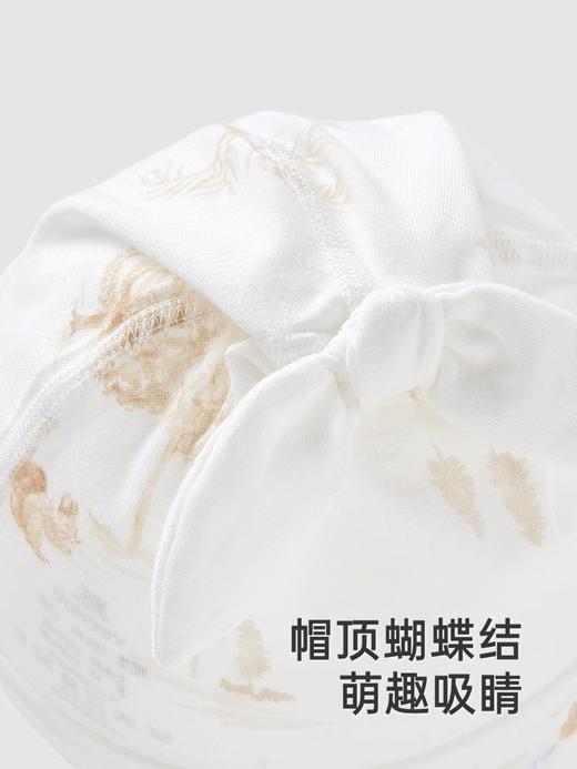 YEEHOO-英氏婴儿帽子春秋莫代尔胎帽-诗境竹圆帽 商品图2