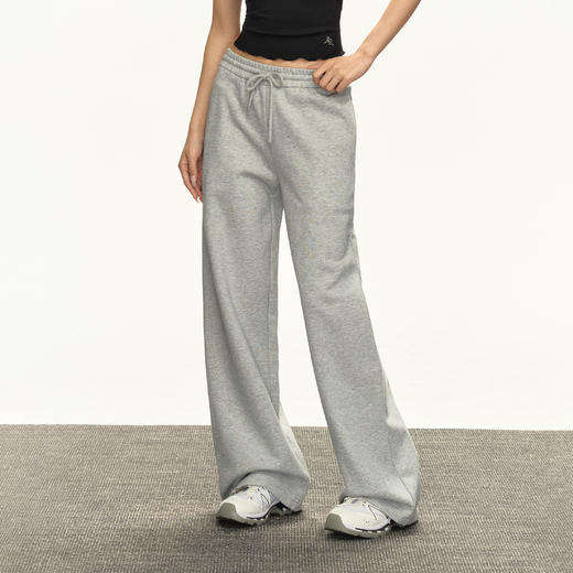 Ariseism 美式复古舒适宽松卫裤女2025春季新款休闲拖地阔腿长裤 商品图1