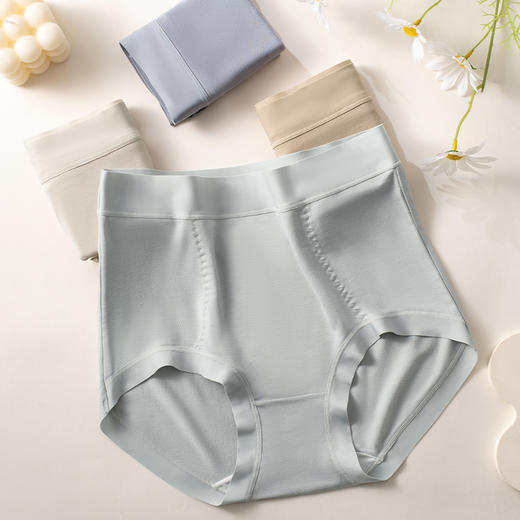 女士莫代尔高腰生姜纤养裤三角内裤2943 商品图5