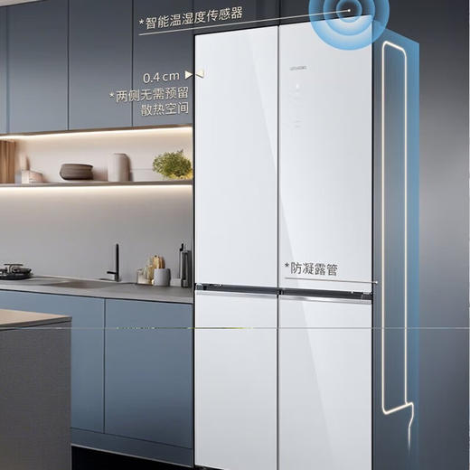 西门子（SIEMENS）冰箱风冷无霜503L大容量 长效保鲜 超薄平嵌入式KC88EA420C 玻璃面板 商品图2