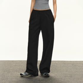 Ariseism 美式复古舒适宽松卫裤女2025春季新款休闲拖地阔腿长裤