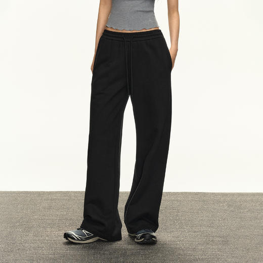 Ariseism 美式复古舒适宽松卫裤女2025春季新款休闲拖地阔腿长裤 商品图0