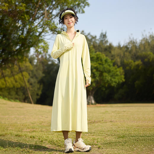 LUCKYDEER/幸运鹿防晒衣女夏季2025新款长款全身修身防晒服皮肤衣 商品图3