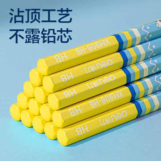 【萌趣熊猫陪你写作业🐼】得力六角铅笔30支筒装✨顺滑好写✏不易断芯，学习绘画全搞定！ HB绘画2B铅笔30支筒装 商品图3