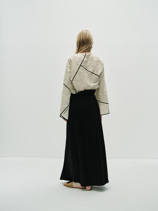VC｜PF25002 Roma silk blouse  [ 衬衫 米白印花 ] 商品图4