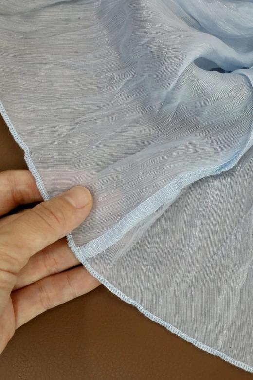 LPIUTY品牌直发！欧若风丁达尔鎏光压褶天丝半裙 C2288010 商品图10