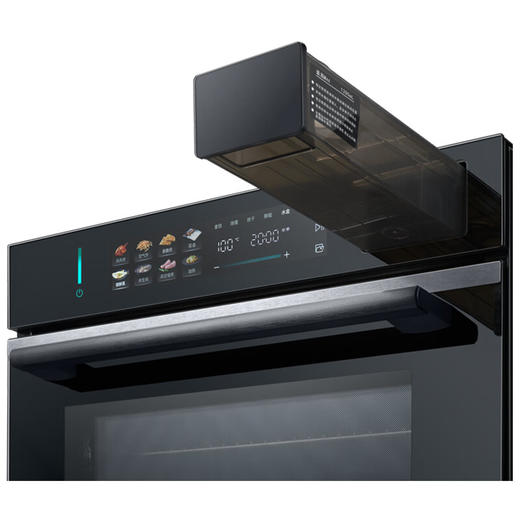 西门子（SIEMENS）嵌入式蒸烤箱58升大容量家用IQ500智魔方触启款蒸烤一体机多功能 一触即开门 晶御智能自清洁 CS5S5N9G6W 黑色 商品图6