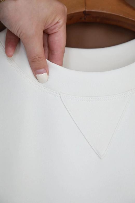 LPIUTY品牌直发！慵懒淡人专属~空气层拼接短袖 C1225056 商品图7