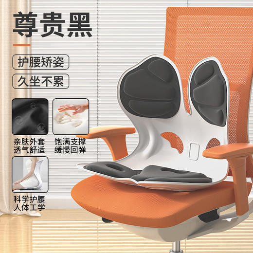 坐垫椅子护腰坐垫坐姿椅矫正坐姿久坐不累办公室护腰靠垫 商品图4