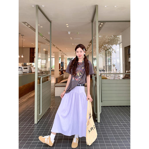 <曾小咸推荐>现货秒杀！卖完不补 ！微信打折价！紫色半身裙 日常169.99/件 立减80 秒杀89.99/件！！ 商品图2