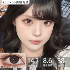 FullyGift半年抛·决心定时·14.2mm中等着色·韩产2片