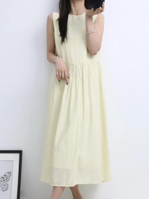 LPIUTY品牌直发！温柔风无袖亚麻连衣裙 C21925103 商品图2