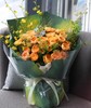日落橘光--橙色系油画风花束果汁阳台玫瑰 商品缩略图0