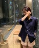 水洗薄如丝棉麻高级色调青蓝衬衫防晒衫 商品缩略图5