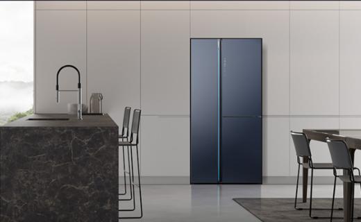 西门子（SIEMENS）对开门家用冰箱530升大容量风冷无霜一级能效分区精储零度保鲜eNo AI超氧真空湖蕴蓝KT92PA657C 商品图0