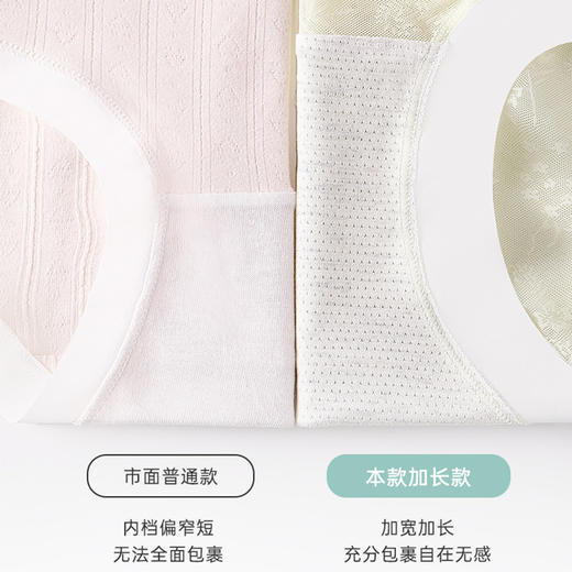 【100A级抑jun！】山茶花冰肌内裤 壳聚糖蚕丝内档  亲肤呵护 冰丝纤维 丝滑触感 轻薄裸感 透气速干 商品图9