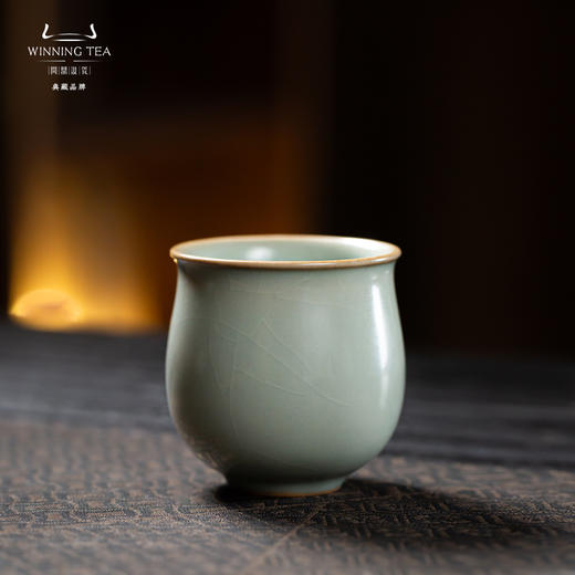 问鼎汝瓷鼎峰系列天青郁金香杯（中）（小） 商品图5