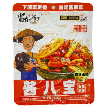 酱倒三缸 酱【淄博产地】特色酱八宝菜八宝酱菜下饭菜200g*4袋源头直发包邮 /粮油调味 /调味品 /榨菜/酱腌菜 商品图2